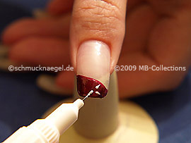 Nail art pen en blanco