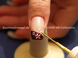 Nail art liner de color oro-Glitter