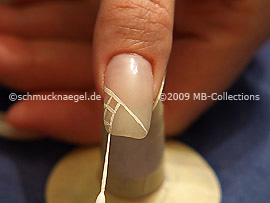 Nail art liner en blanco