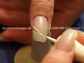 Nail art liner en blanco