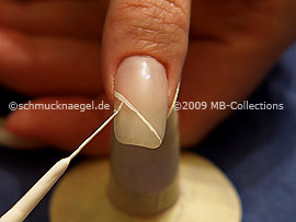 Nail art liner en blanco