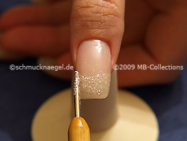 Polvo de color rosa-Glitter