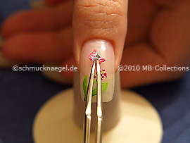 Mariposa de fimo y pinzeta