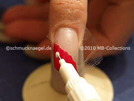 Nail art pen de color blanco