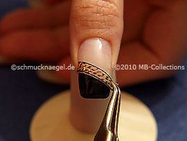 Pegatina con diseño de tigre y pinzeta