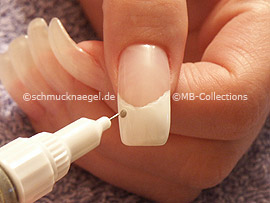 nail art pen de color plata
