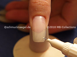 Nail art pen de color blanco