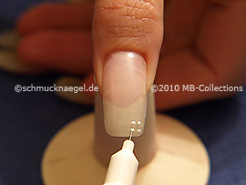 Nail art pen de color blanco