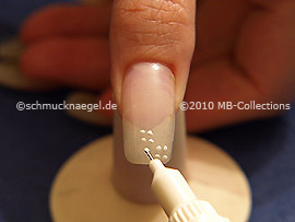 Nail art pen de color blanco