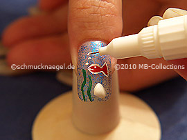 Nail art pen de color blanco