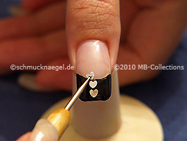Corazónes en holograma y spot-swirl