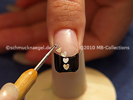 Corazónes en holograma y spot-swirl