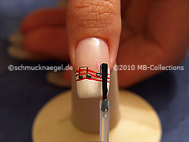 Al fin utilice el esmalte transparente