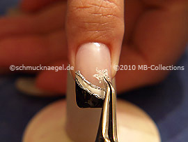 Nail art pegatina y pinzeta