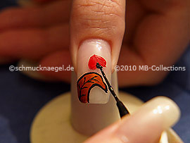 Nail art liner de color negro