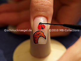 Nail art liner de color negro