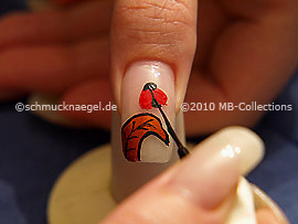 Nail art liner de color negro