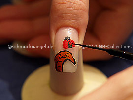 Nail art liner de color negro