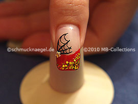 Nail art motivo