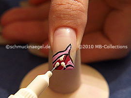 Nail art pen de color blanco