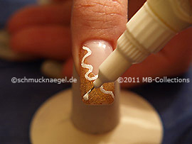 Nail art pen de color blanco