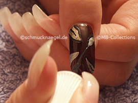 nail art liner de color negro