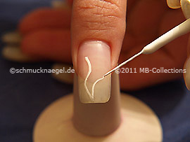 Nail art liner en blanco