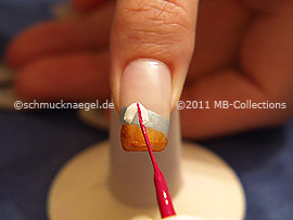 Nail art liner de color fucsia
