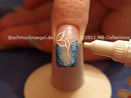 Nail art pen de color blanco