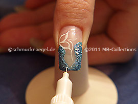 Nail art pen de color blanco