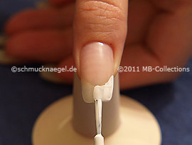 Esmalte en blanco