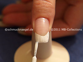Esmalte en blanco