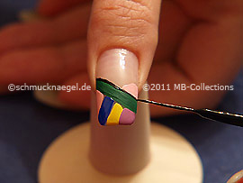 Nail art liner de color negro