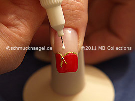 Nail art pen de color blanco