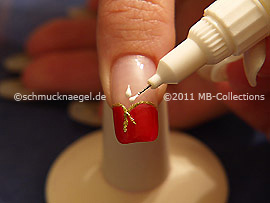 Nail art pen de color blanco