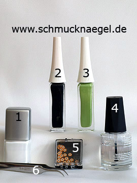Productos para motivo de primavera con flores fimo - Esmalte, Nail art liner, Flores fimo