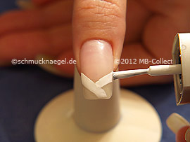 Esmalte en blanco