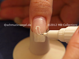 Nail art pen de color blanco