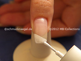 Esmalte en blanco