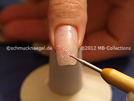 Polvo de color rosa-Glitter