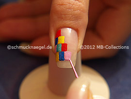 Nail art liner de color rosa