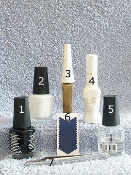 Productos para motivo manicura francesa - Esmalte, Plantillas manicura francesa, Nail art liner, Nail art pen, Esmalte transparente