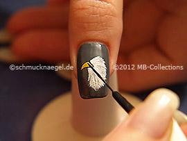 Nail art liner de color negro