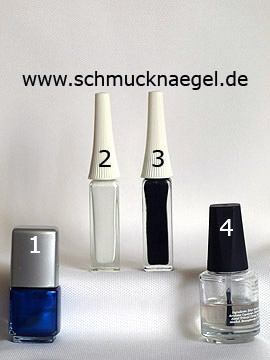 Productos para motivo Pajarita con esmalte para manicura francesa diseño - Esmalte, Nail art liner
