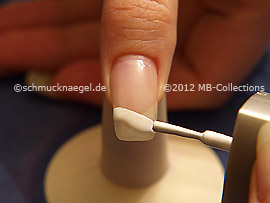 Esmalte en blanco