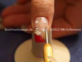 Piedras strass en amarillo y spot-swirl
