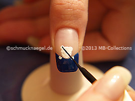 Nail art liner de color negro
