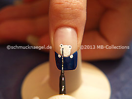 Nail art liner de color negro