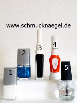 Productos para diseño pingüino motivo invierno para las uñas - Esmalte, Nail art liner, Nail art pen