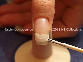 Esmalte en blanco